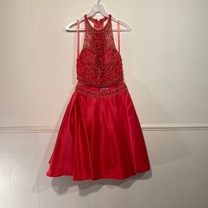 Let’s Pink Size XS Short Prom Dress